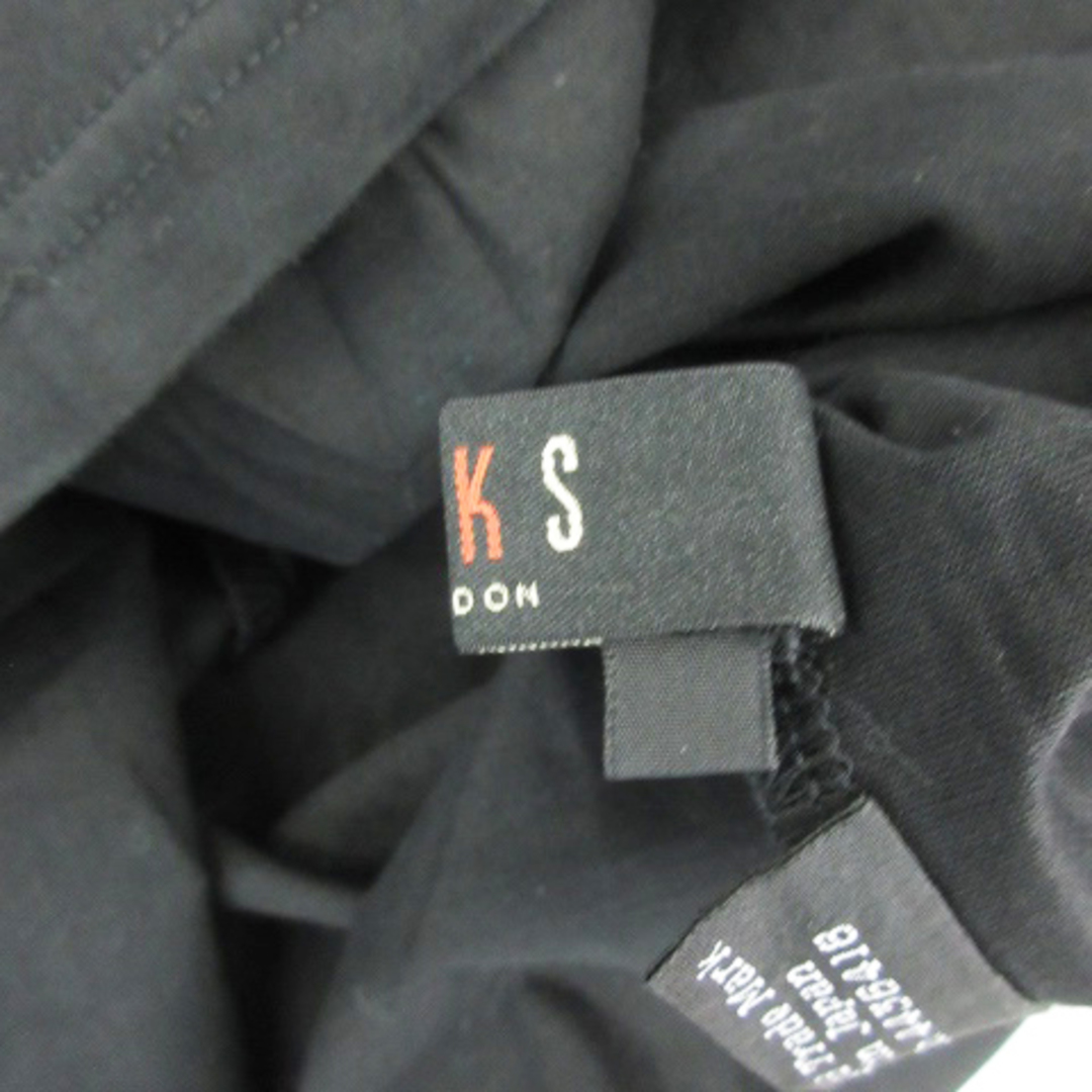 DAKS(ダックス)のダックス カットソー 七分袖 スクエアネック チェック柄 刺繍 38 ブラック レディースのトップス(その他)の商品写真