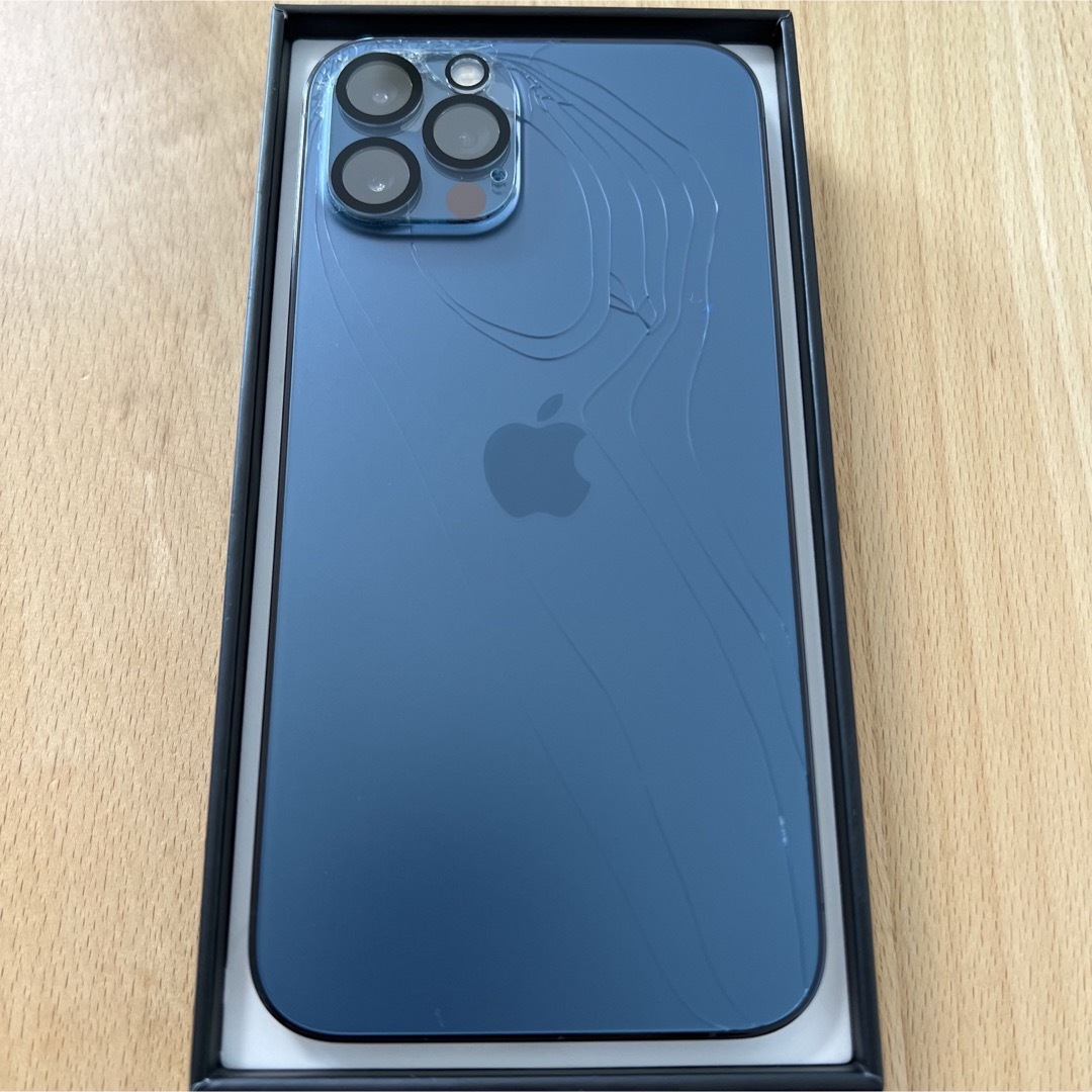 iPhone12pro パシフィックブルー色 256ＧＢ　ジャンク　画面割れ
