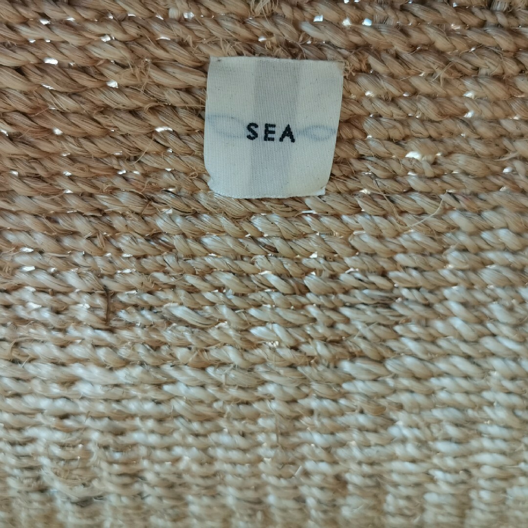 SEA(シー)の美品 SEA カゴバーキン ブラウン かごバッグ レディースのバッグ(かごバッグ/ストローバッグ)の商品写真