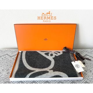 エルメス HERMES 新作 カマイユ バックル マフラー ブラック 新品