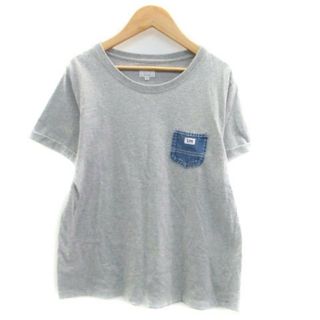 リー(Lee)のリー LEE Tシャツ カットソー クルーネック 半袖 ロールアップ F グレー(Tシャツ(半袖/袖なし))