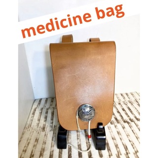 【本革　メディスンバック】medicine bag インディアンジュエリー(その他)