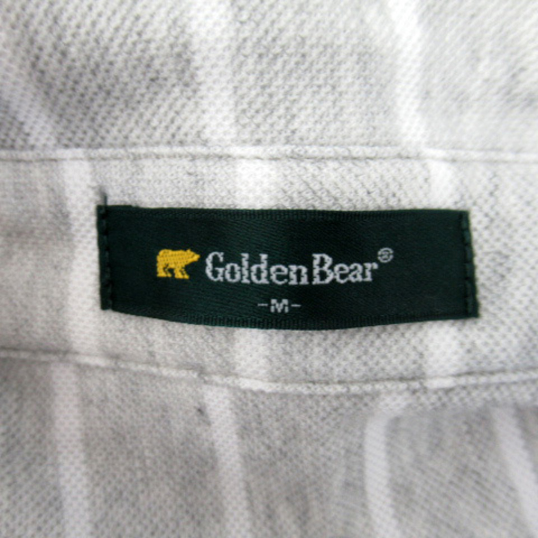 Golden Bear(ゴールデンベア)のゴールデンベア ルームウエア ポロシャツ 半袖 ポロカラー ボーダー柄 ロゴ M メンズのメンズ その他(その他)の商品写真