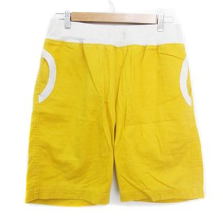 チャンピオン(Champion)のチャンピオン ショートパンツ 短パン イージーパンツ ロゴ L 黄色 杢グレー(ショートパンツ)