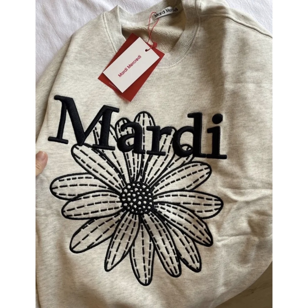 マルディメクルディ 刺繍スウェット　新品タグ付き Mardi Mercredi