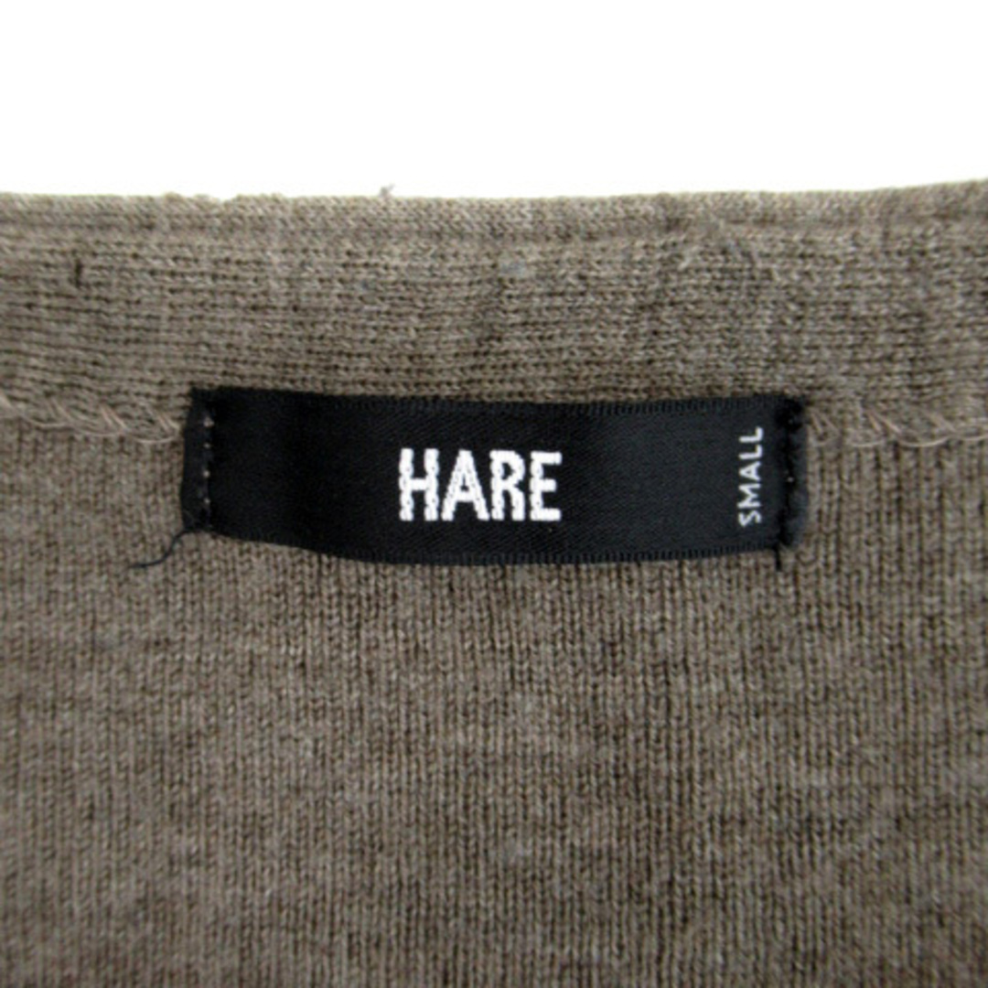 HARE(ハレ)のハレ HARE ニット カットソー 長袖 ラウンドネック ウール S ブラウン メンズのトップス(ニット/セーター)の商品写真