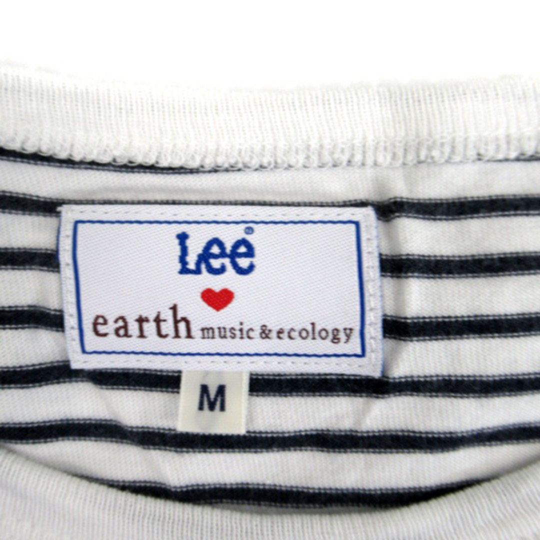 earth music & ecology(アースミュージックアンドエコロジー)のアースミュージック&エコロジー × LEE Tシャツ カットソー ボーダー柄 レディースのトップス(Tシャツ(半袖/袖なし))の商品写真