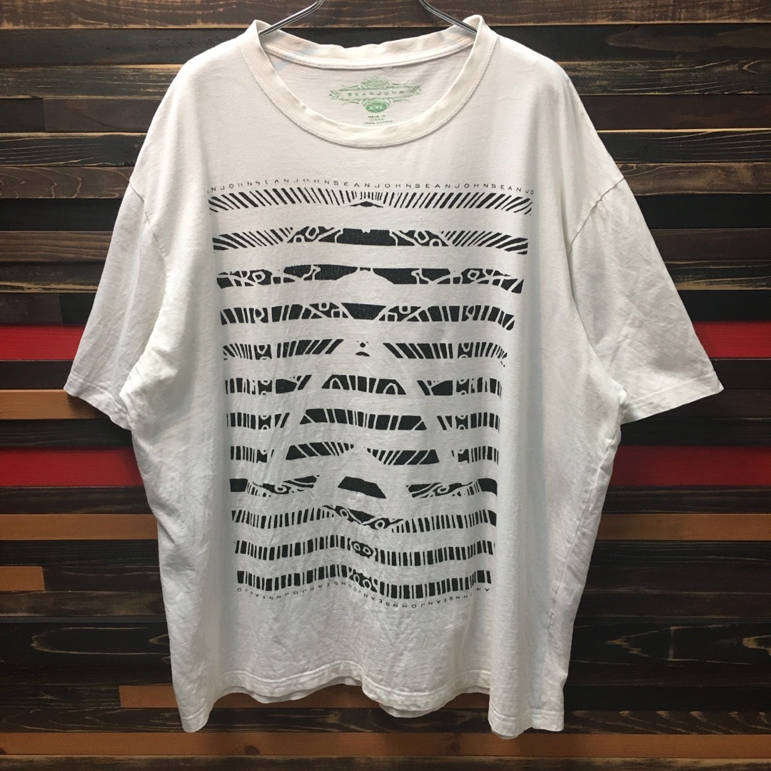 Sean John(ショーンジョン)の【希少】SEANJOHN ショーンジョン Tシャツ カットソー XXL オーバー メンズのトップス(Tシャツ/カットソー(半袖/袖なし))の商品写真