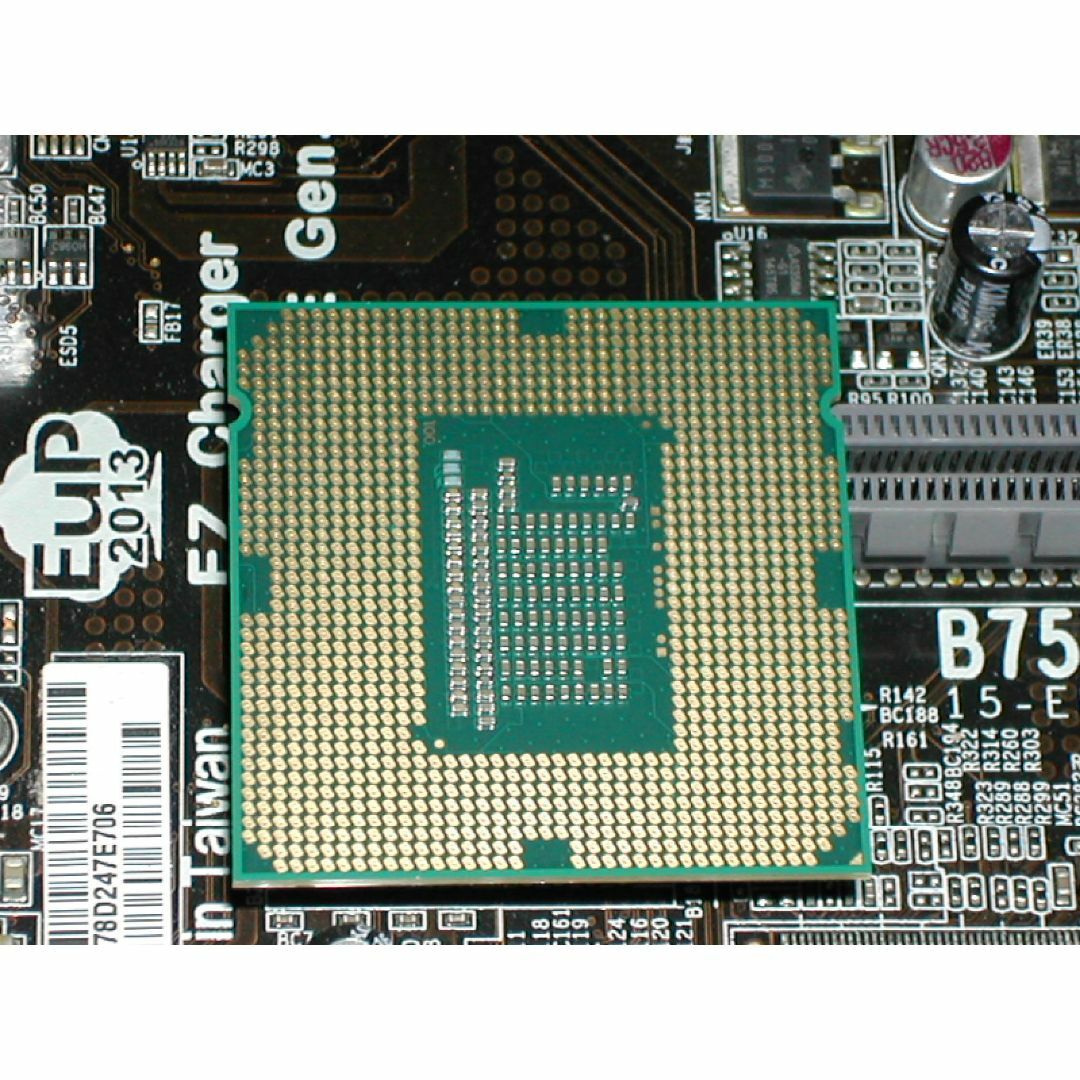 難ありマザボ　ECS　B75H2-M2  LGA1155　CPU メモリ付き