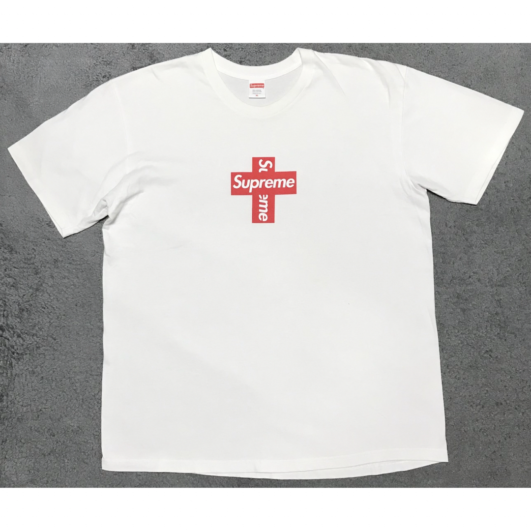 supreme クロスボックスロゴtシャツ