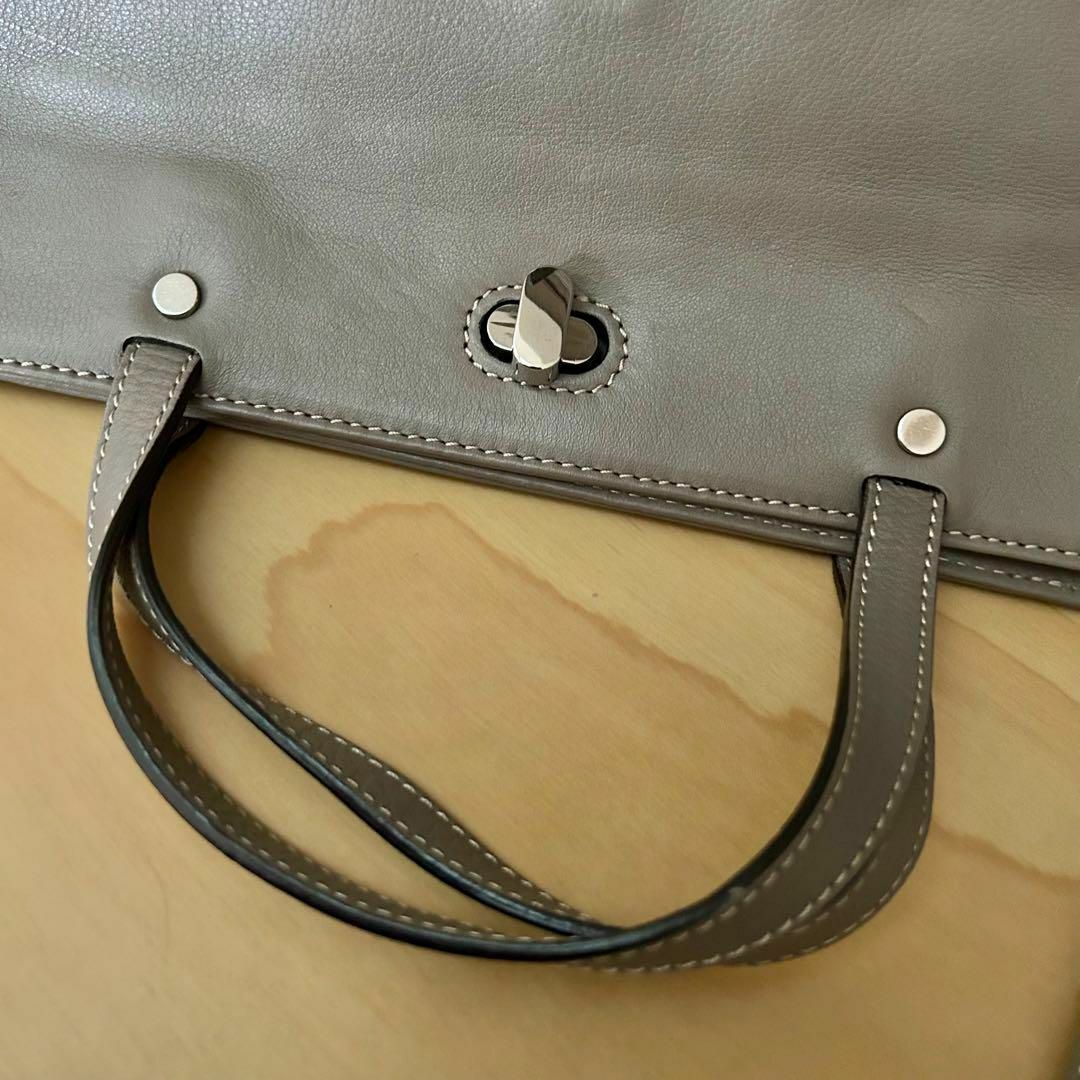 デルコンテ DEL CONTE 2way ショルダーバッグ ハンドバッグ 美品