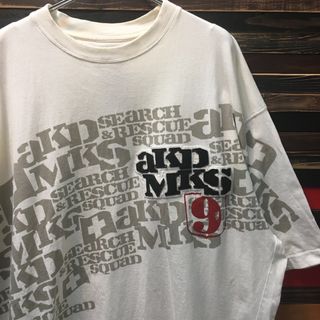 アカデミクス(AKADEMIKS)の【希少】アカデミクス AKDMKS Tシャツ XL 白 ヴィンテージ オーバー(シャツ)