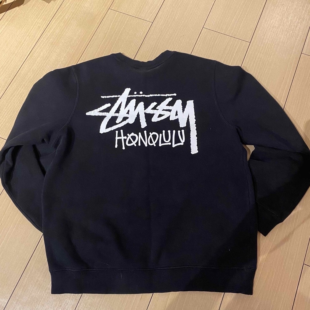 【限定品】 STUSSY 両面プリント ホノルル スウェット 入手困難