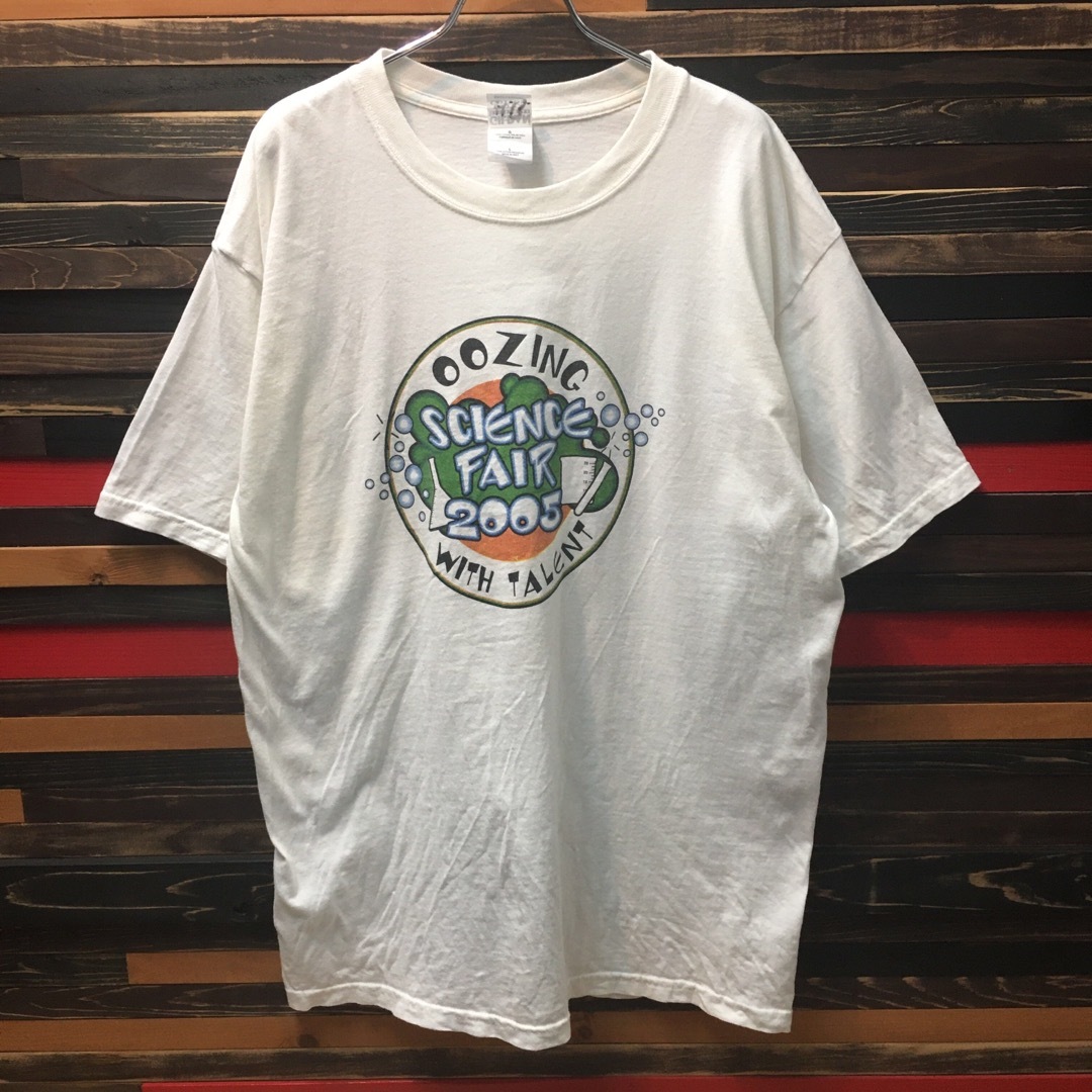 ART VINTAGE(アートヴィンテージ)の【希少】ギルダン gildan Tシャツ L 白 カットソー ヴィンテージ メンズのトップス(Tシャツ/カットソー(半袖/袖なし))の商品写真