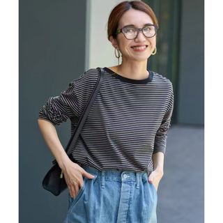 FRAMeWORK - FRAMeWORK ≪追加≫MINI ボーダープルオーバーの通販 by