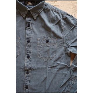 RRL - 新品*RRL*インディゴ ストライプド ワークシャツ*S* ダブル ...