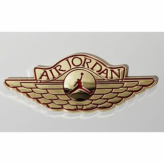 3D Air Jordan エア ジョーダン カー アルミ ステッカー 金赤(その他)