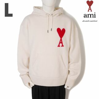 アミ(ami)の新品 AMI Paris ニット パーカー L(パーカー)