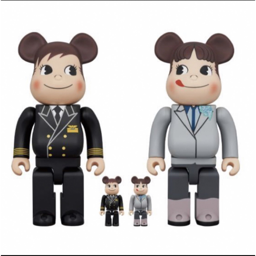 フィギュアBE＠RBRICK for ANA　CAPTAIN ポコちゃん&CAペコちゃん