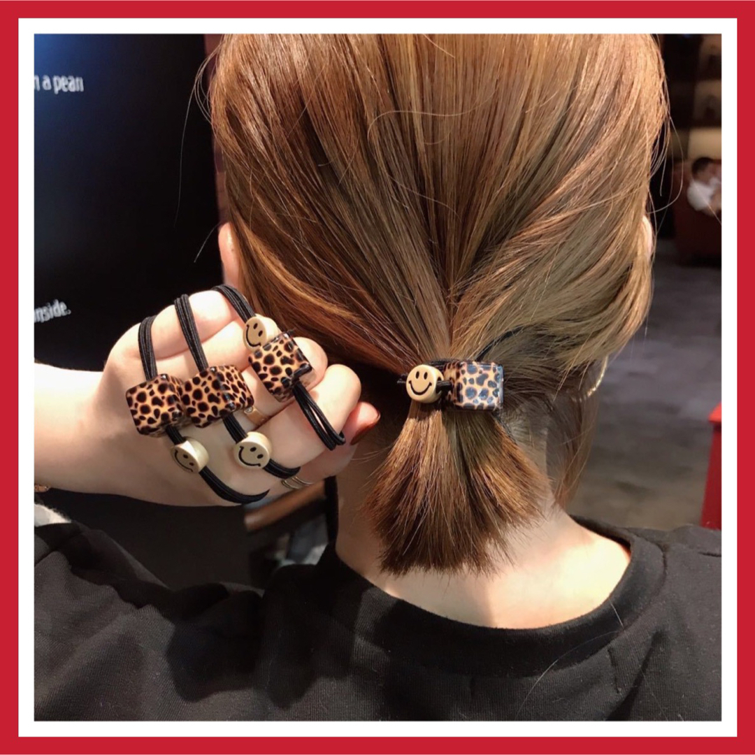 loulou ルールー ヘアアクセサリー バンスクリップ 豹柄