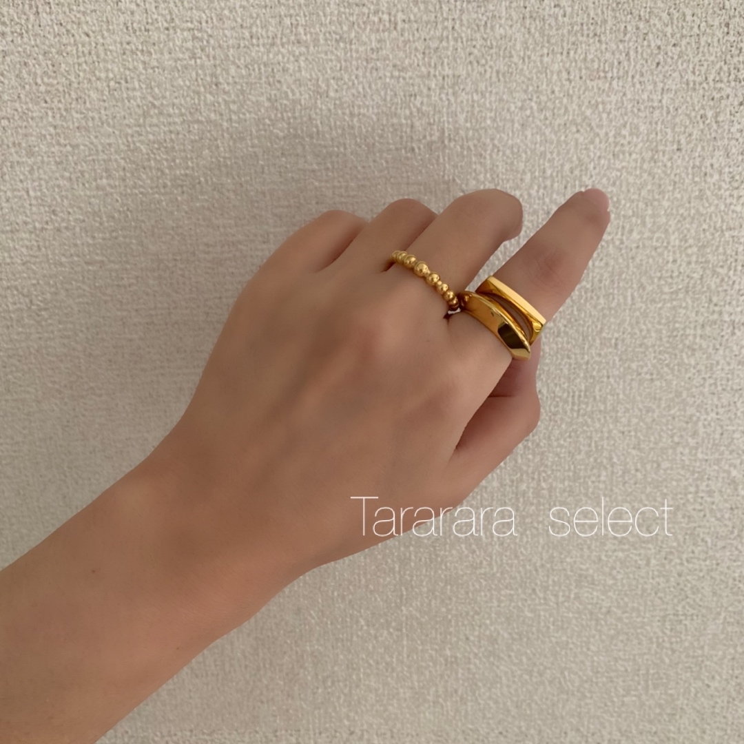 ●ステンレス Gradation circle リングG●金属アレルギー対応 レディースのアクセサリー(リング(指輪))の商品写真