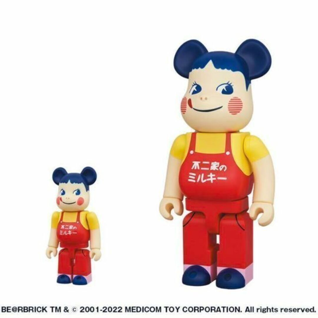 BE@RBRICK 100% 400% ホーロー看板 ペコちゃん ベアブリック エンタメ/ホビーのフィギュア(その他)の商品写真