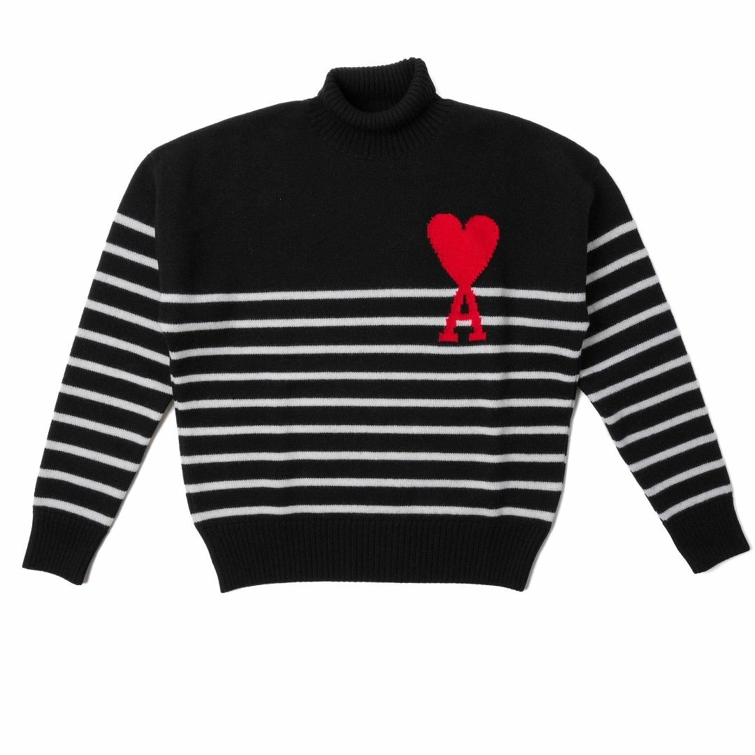 ami - 新品 AMI Paris ニット セーター ハイネック ブラックの通販 by