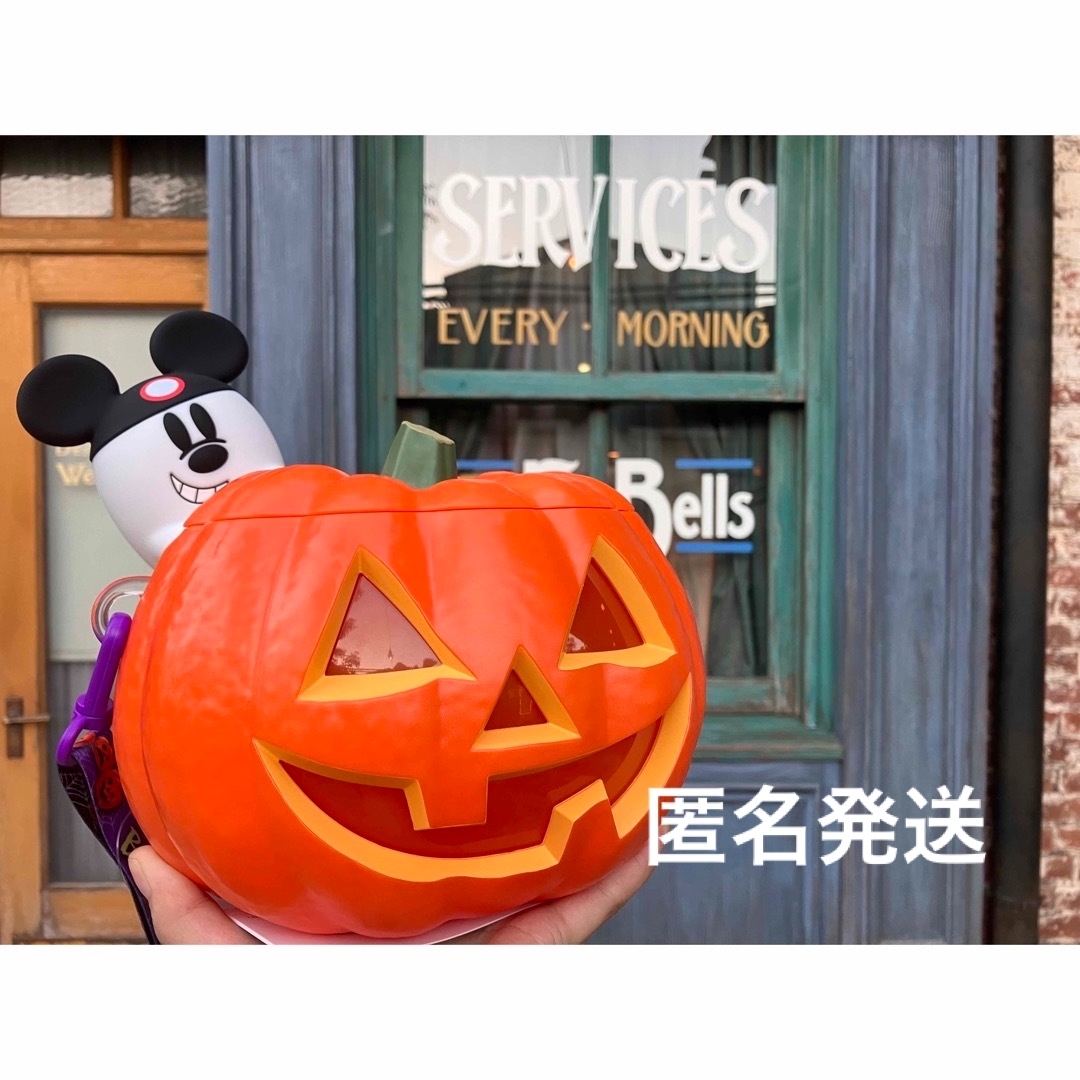 ディズニー　ポップコーンバスケット　ハロウィン　2023 カボチャ　パンプキン