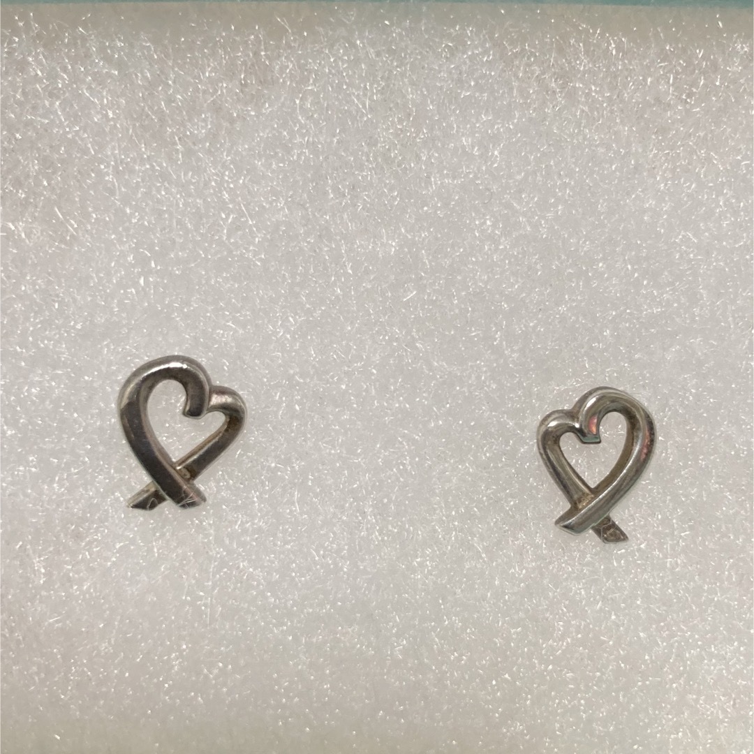 Tiffany & Co. - ティファニー ラビングハート ピアス シルバー925の