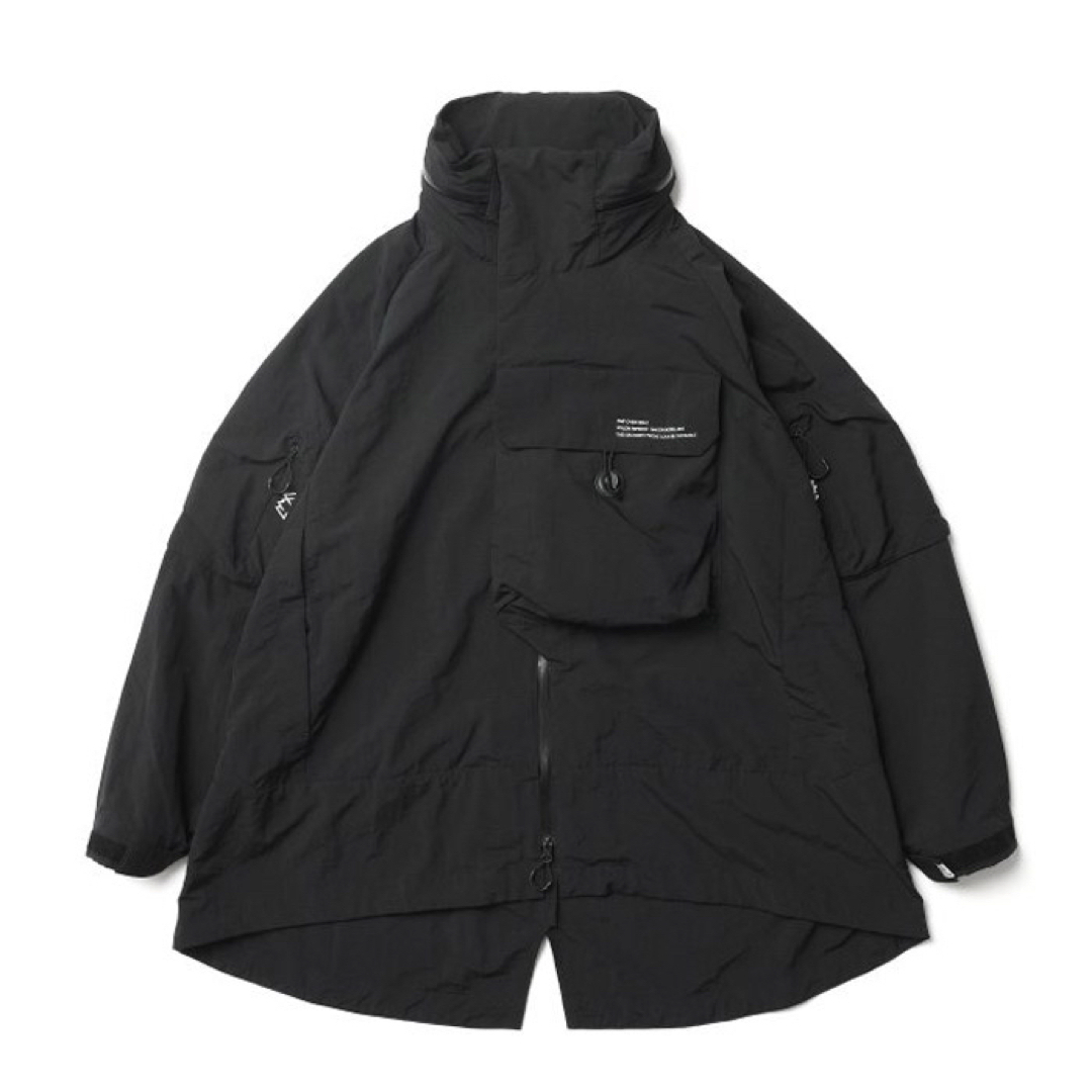 ジャケット/アウターCMF "OVER PONCHO" BLACK 2023SS