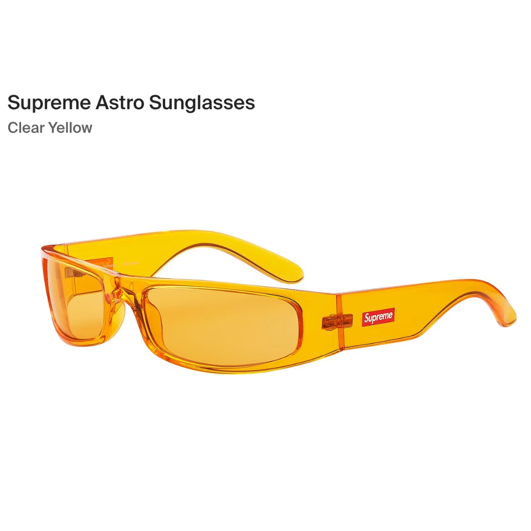 Supreme(シュプリーム)の【美品】Supreme Astro Sunglasses Orange メンズのファッション小物(サングラス/メガネ)の商品写真