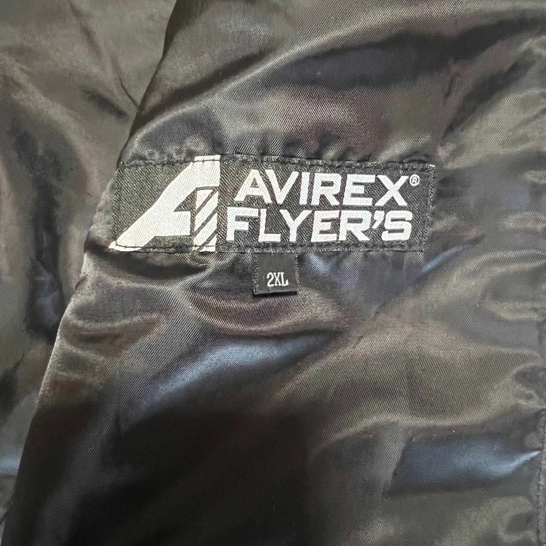 AVIREX - 匿名配送 超美品 アヴィレックス AVIREX FLYER'S レザー