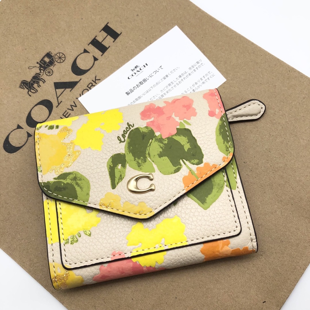 COACH - 【COACH☆新品】ウィン スモール ウォレット・フローラル