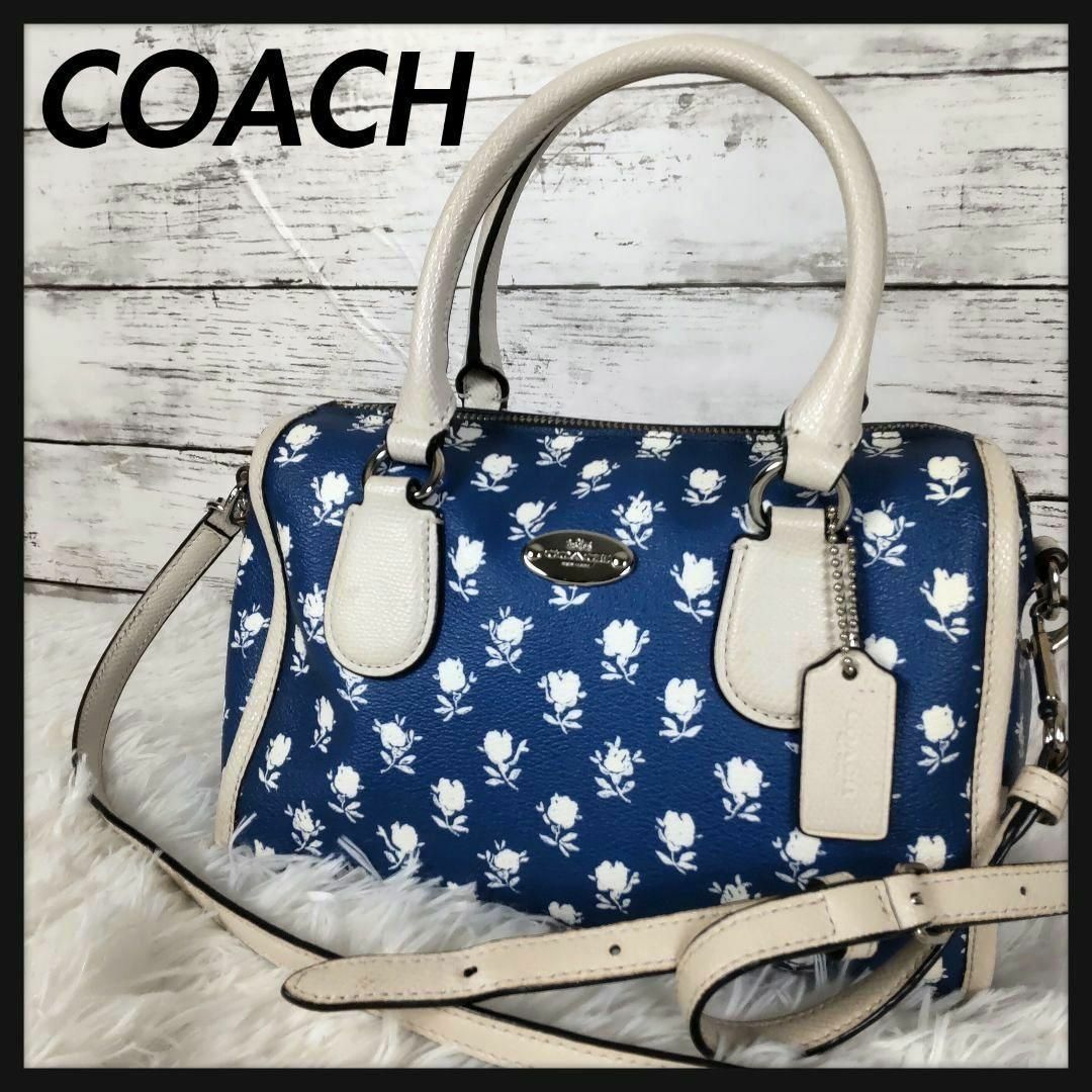 COACH　花柄2wayショルダーバック