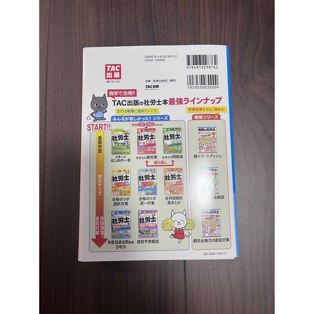 TAC出版 - みんなが欲しかった！社労士の年度別過去問題集５年分