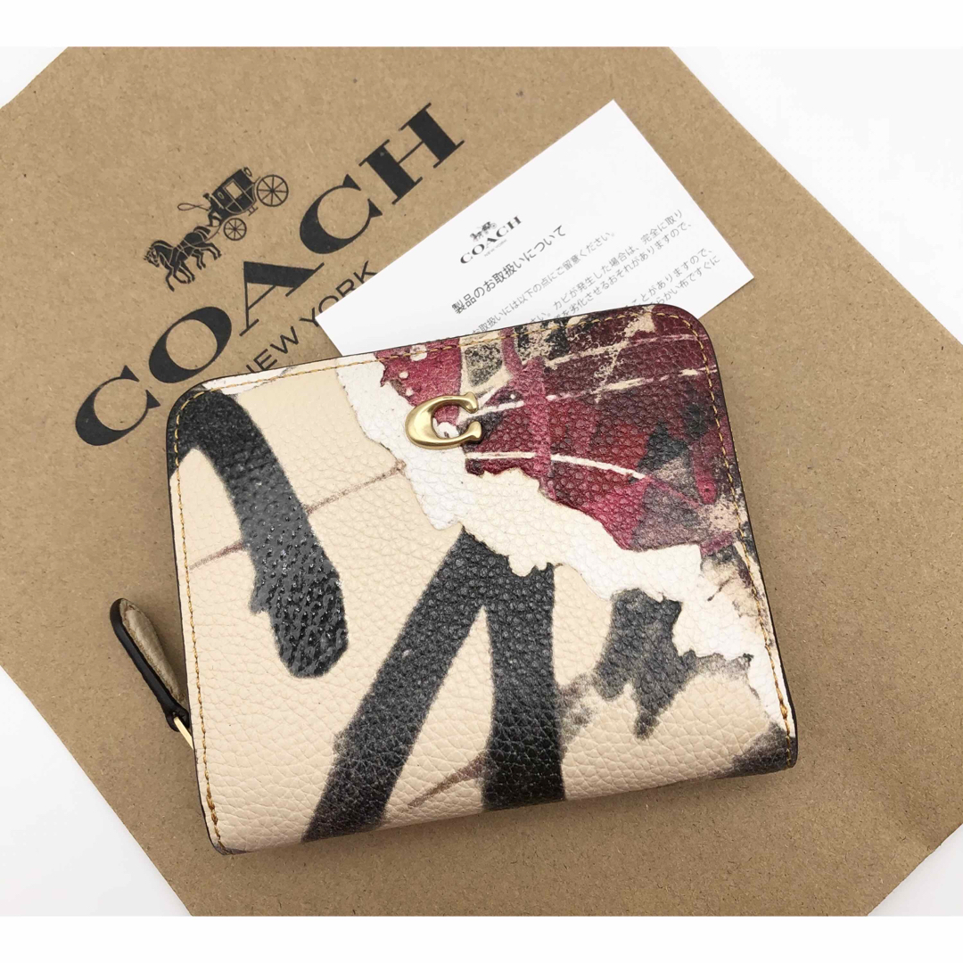 【COACH☆新作】MINT ＆ SERF！ビルフォールド！折り財布！ホワイト！