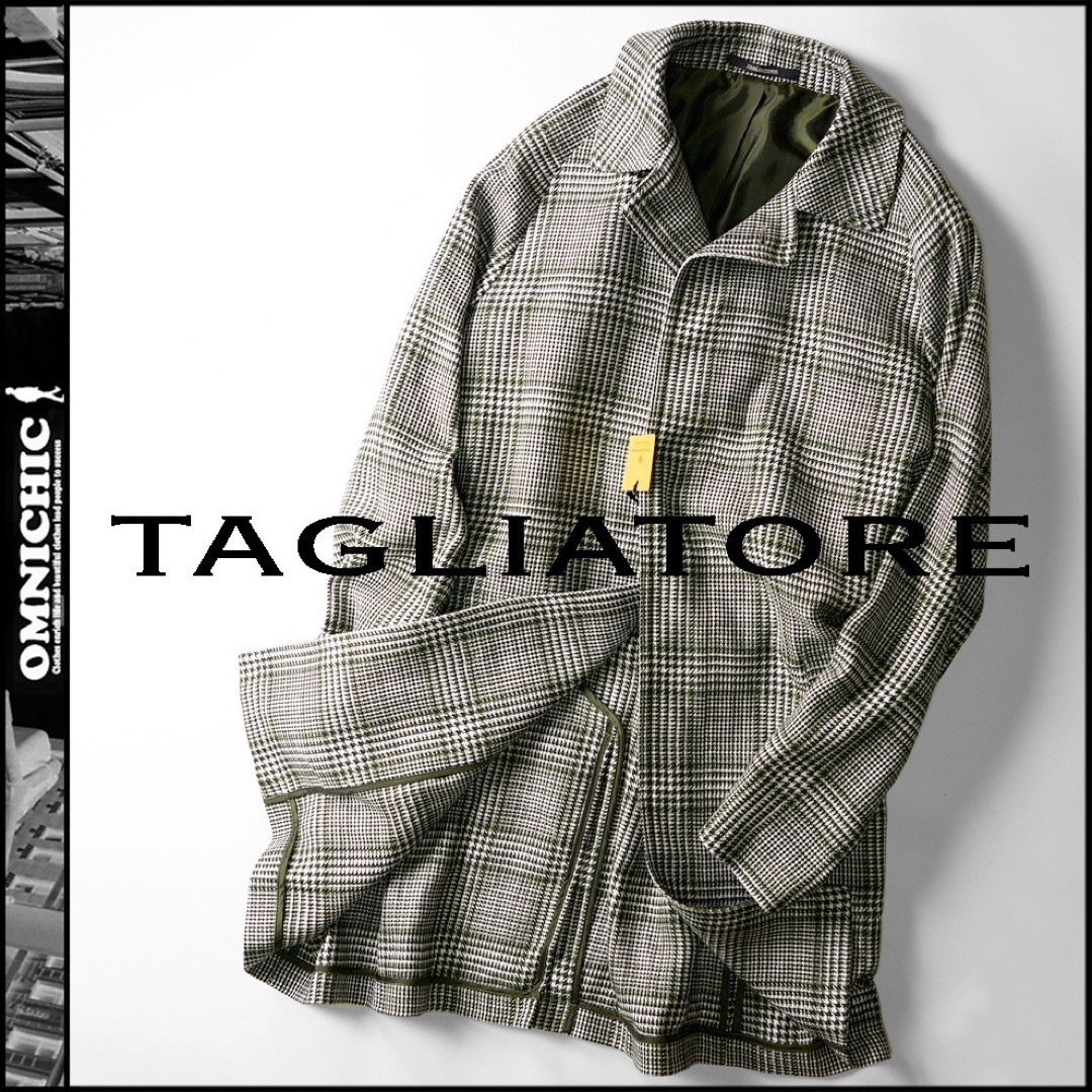 TAGLIATORE タリアトーレEXCLUSIVE生地ステンカラーコート48