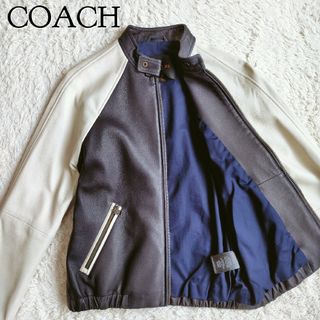 COACH - 新品未着用☆COACH☆レザーレーサージャケット☆定価16万の ...