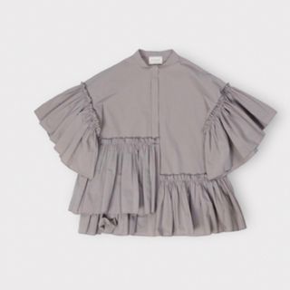 ユナイテッドアローズ(UNITED ARROWS)のUNITED ARROWSイレギュラーフリル ♡ブラウス(シャツ/ブラウス(半袖/袖なし))