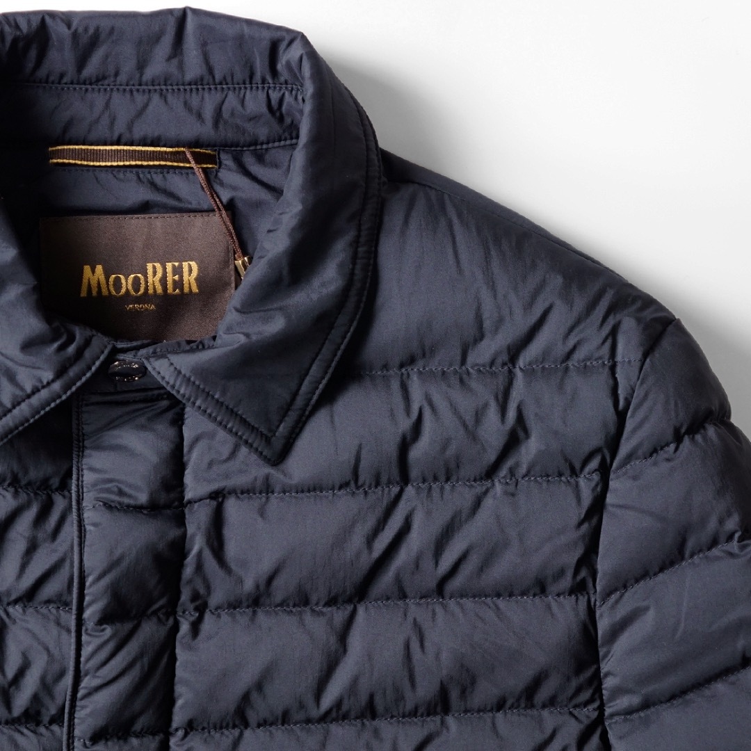 MooRER - 最高品質の至高ダウンMOORERムーレーシャツ型撥水ダウン