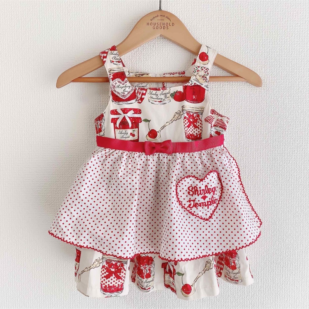 ジャム瓶ワンピース⑅ シャーリーテンプルキッズ服女の子用(90cm~)