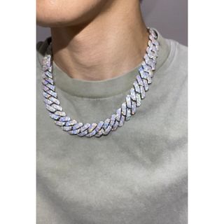 キューバンネックレス 19mm 50cm シルバー ブリンブリン DABABYの通販