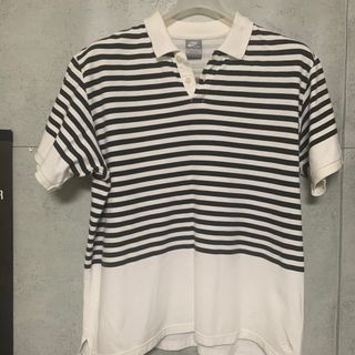 フラグメント(FRAGMENT)のFragment NIKE ボーダー　ポロシャツ polo L - XL(ポロシャツ)