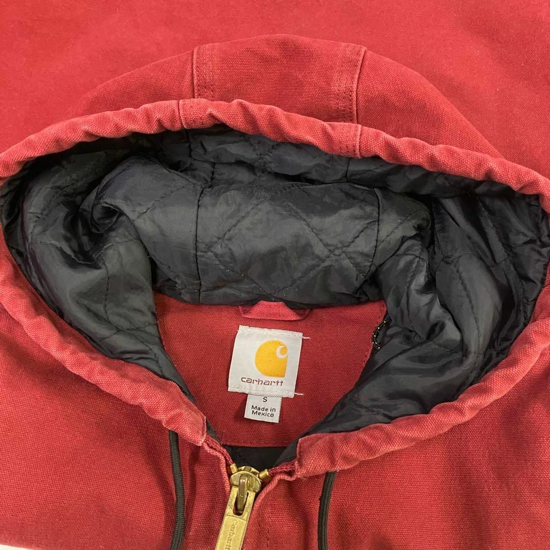 carhartt - 90's カーハート ダックベスト フード 古着 フーデッド