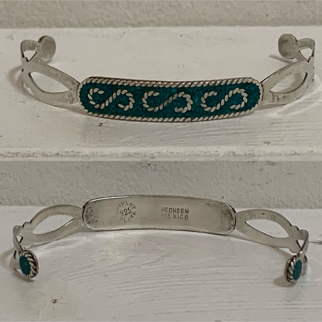 MEXICAN JEWELRY メキシコ製 SILVER925 バングル 男女-