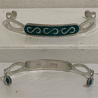 MEXICAN SILVER JEWELRY 羽 モチーフ ブレスレット
