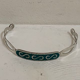 MEXICAN SILVER JEWELRY 羽 モチーフ ブレスレット