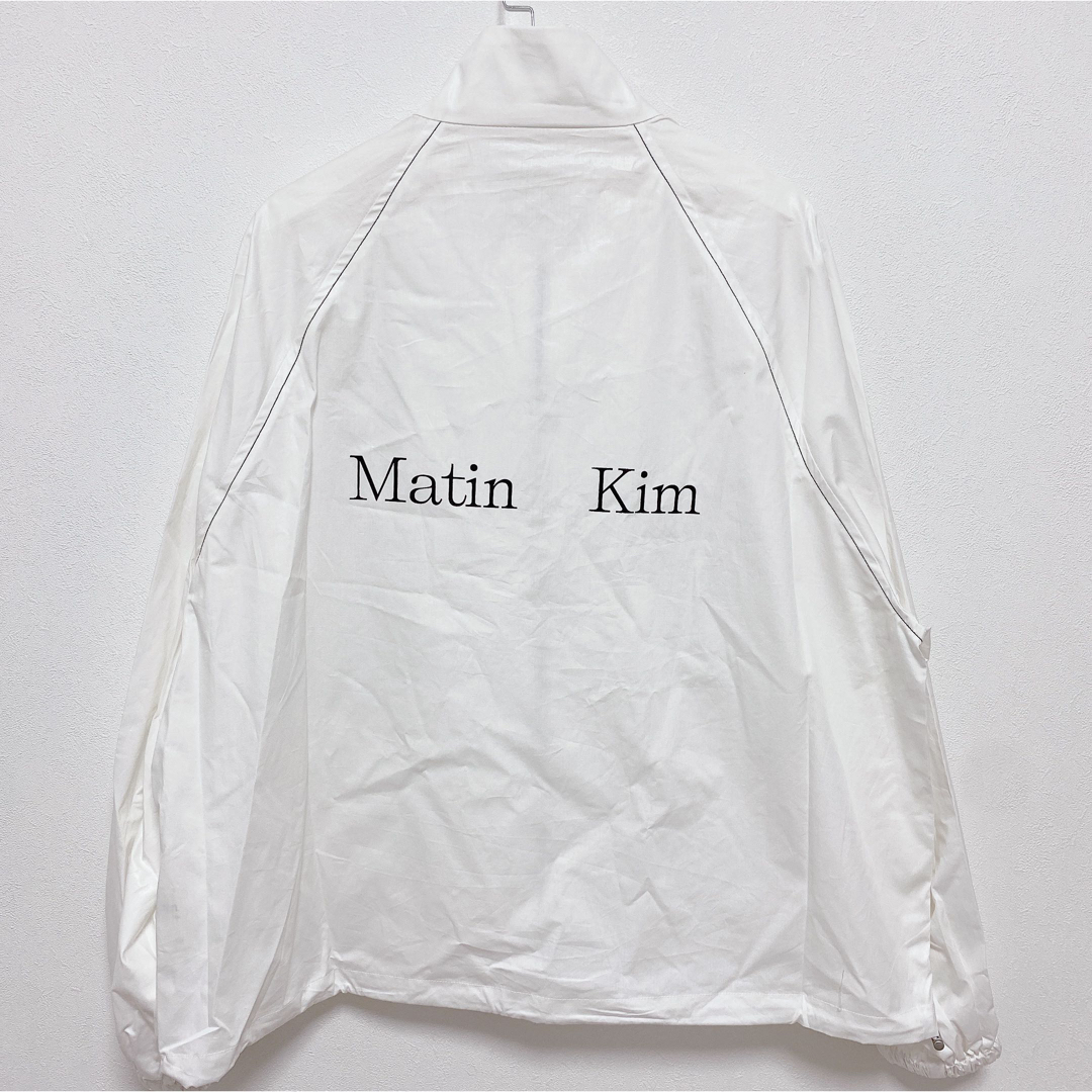 マーティンキム　Matin Kim LOGO  ジップニットパーカーセーター