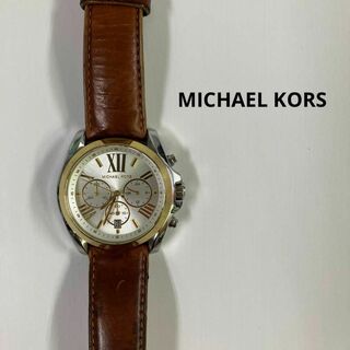マイケルコース(Michael Kors)のMICHAEL KORS マイケルコース　腕時計　レザーベルト(腕時計(アナログ))