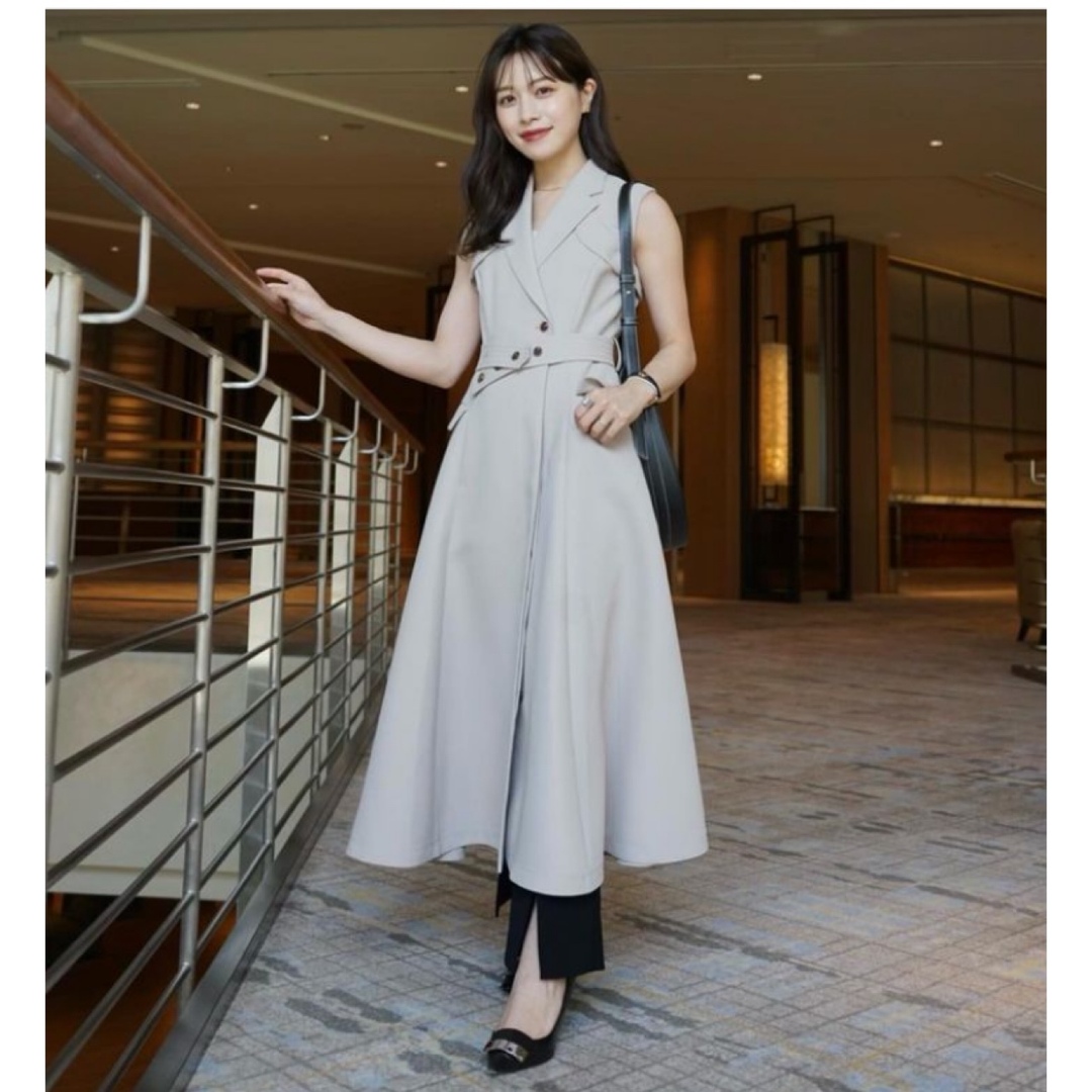 Sleeveless Coat Dress